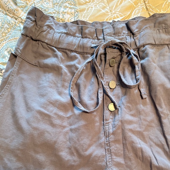 Blank NYC Gray Cotton High Waisted Paperboy Pants NWT - Picture 6 of 9